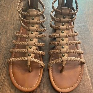 Brown sandals